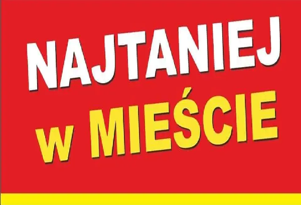 Najtaniej w Warszawie