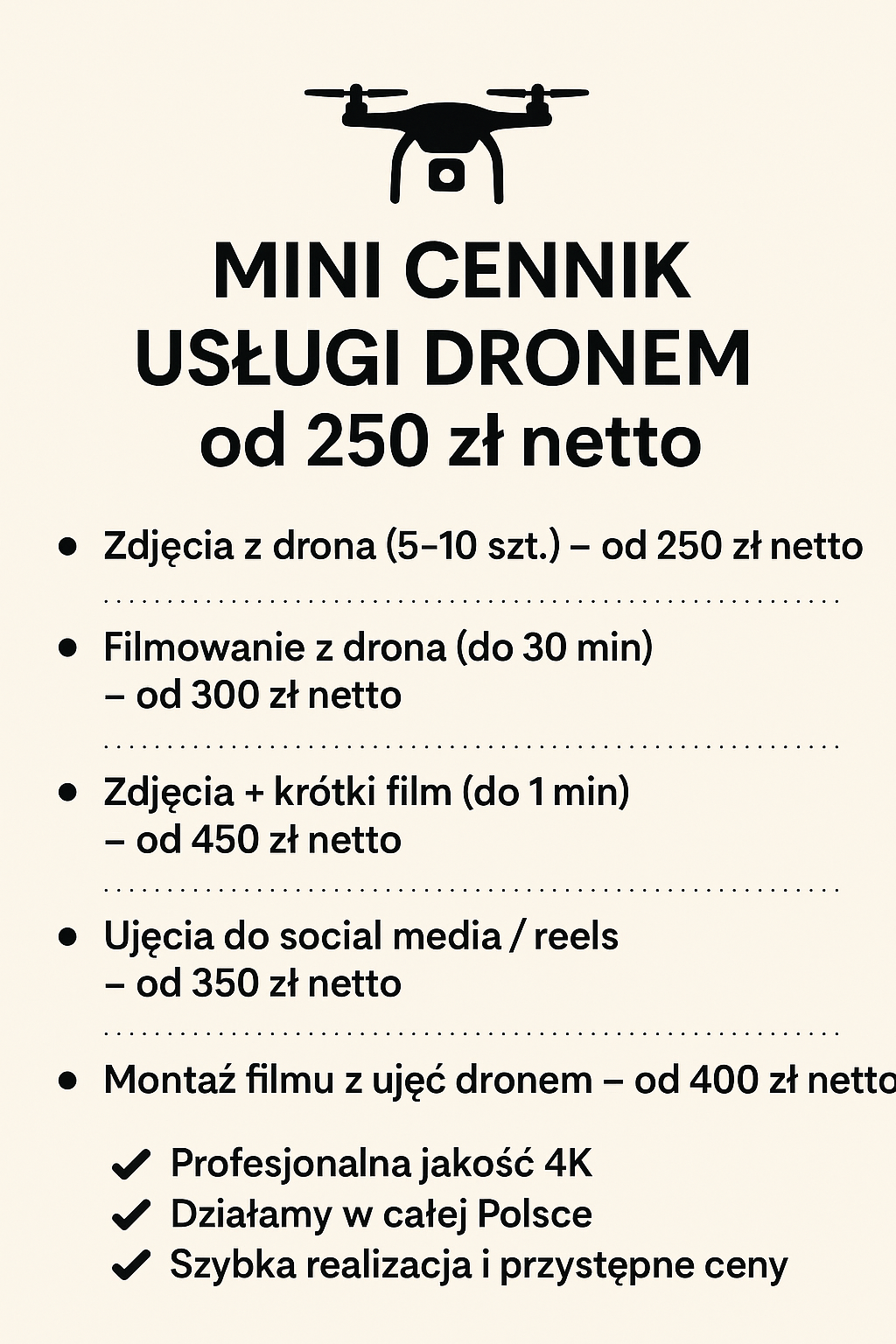 Nasze usługi Warszawa