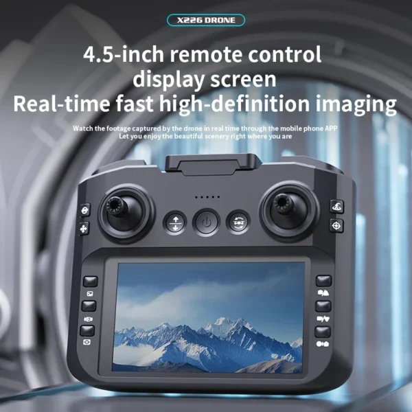 Nowy dron Xiaomi X226/X226VR, drony 8K profesjonalne HD z szerokokątną kamerą, WiFi FPV, helikopter RC, składany quadcopter z dużym ekranem - AliExpress - obrazek 2