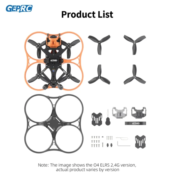 GEPRC Cinelog30 V3 FPV Quadcopter O4 Air Unit PRO /WTFPV TAKER F722 45A 32Bit AIO SPEEDX2 1404 3850KV LED BEC RC Freestyle Drone - AliExpress - obrazek 6