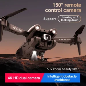 Nowy dron Z908 Pro 2025, profesjonalny mini dron 4K z ESC, lokalizacja poprzez przepływ optyczny, trójstronne unikanie przeszkód, zabawka quadcopter.