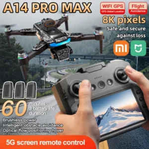 Xiaomi A14Pro Max GPS Dron 4K Profesjonalny Podwójny Aparat Bezszczotkowy Silnik WIFI FPV Składany RC Quadcopter Helikopter Zabawki - AliExpress