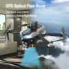 Nowy dron AE8 EVO GPS z kamerą 8K Professional HD z 4 obiektywami, dron 5G WIFI FPV bezszczotkowy UAV z pilotem z ekranem, quadcopter RC - obrazek 5