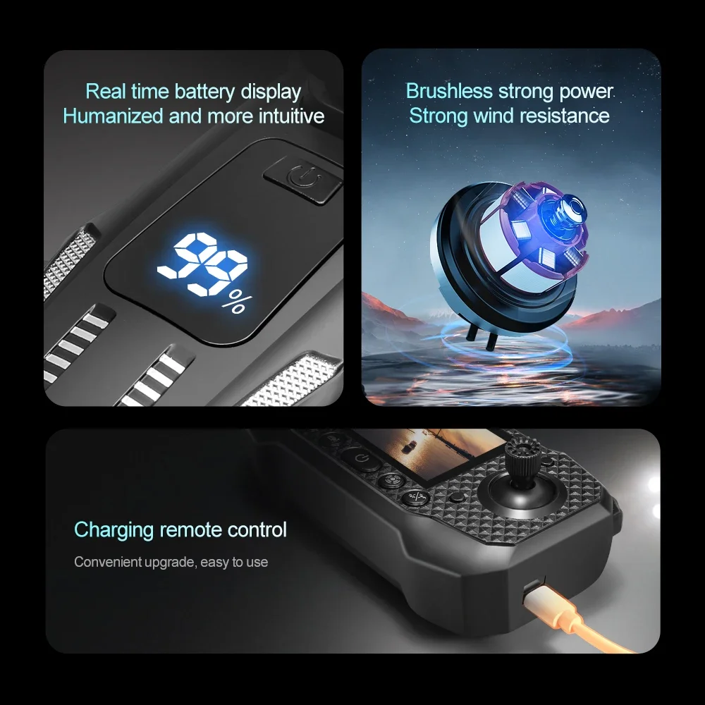 Xiaomi Mijia M6 Dron Bezszczotkowy Silnik Profesjonalny 8K HD Fotografia Lotnicza Unikanie Przeszkód UAV Czterosuwowy Helikopter Zabawki - AliExpress - obrazek 3