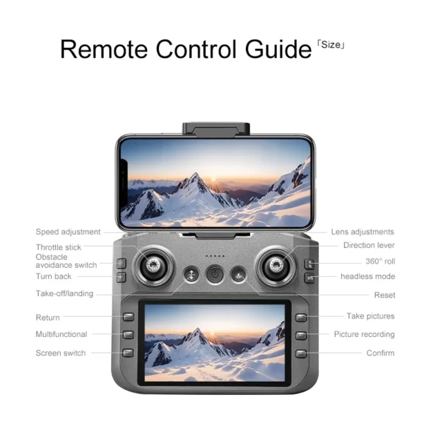 Xiaomi A14Pro Max GPS Dron 4K Profesjonalny Podwójny Aparat Bezszczotkowy Silnik WIFI FPV Składany RC Quadcopter Helikopter Zabawki - AliExpress - obrazek 6