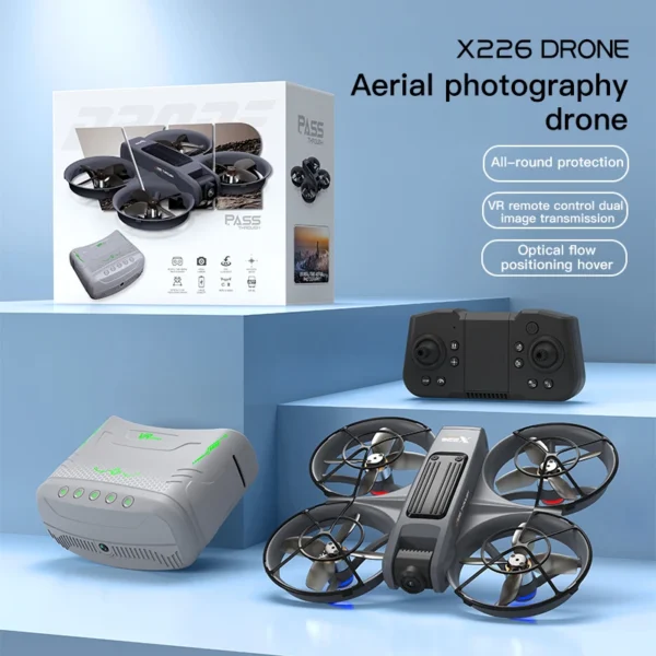 Xiaomi X226/X226VR Mini drony 4K profesjonalny zdalnie sterowanym helikopterem samolot RC Dron z ekranem Quadcopter zabawki prezent dla dzieci - AliExpress - obrazek 6