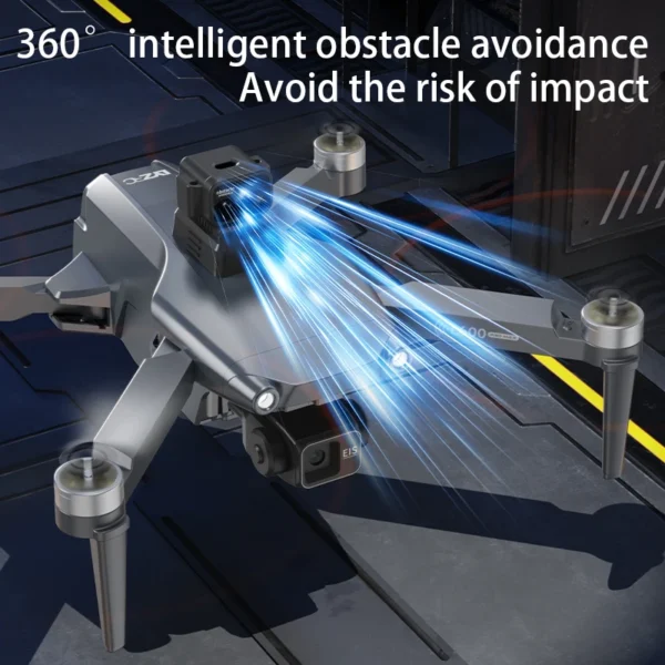 Nowy profesjonalny dron L600 Pro Max z kamerą 8K i 3-osiowym gimbalem WIFI 360 ° Ekran dotykowy FPV bezszczotkowy dron RC do unikania przeszkód - AliExpress - obrazek 3
