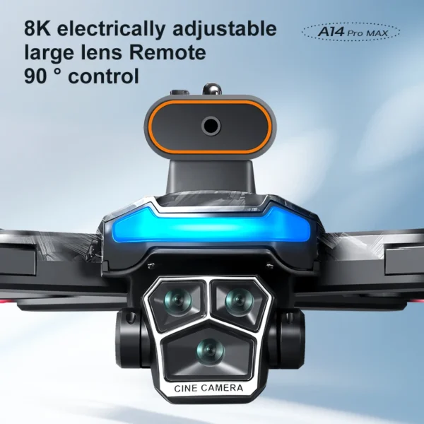 Xiaomi A14 Dron 8K Profesjonalny GPS Kamera HD Drony 5G WIFI FPV Wideo 4k UAV Duży Ekran Pilot Zdalnego Sterowania Quadcopter RC Dron - AliExpress - obrazek 3
