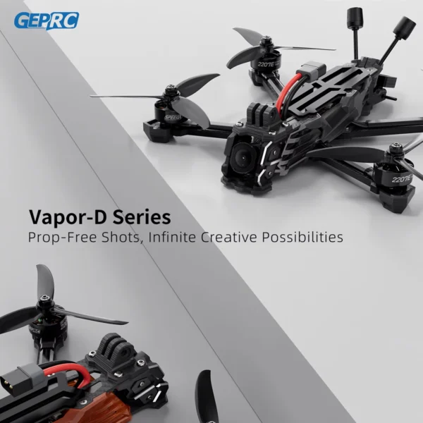 GEPRC Vapor-X5/D5 HD O4 Pro FPV Drone 5 cali RC Quadcopter Freestyle Drone SPEEDX2207E 1960 KV bezszczotkowy silnik F722 60A 4w1 ESC - AliExpress - obrazek 3