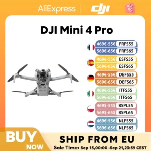 DJI Mini 4 Pro Mini Drone z kamerą wideo 4K HDR 34 min lotu 20 km Maksymalny zasięg transmisji wideo Nowy Oryginalny - AliExpress