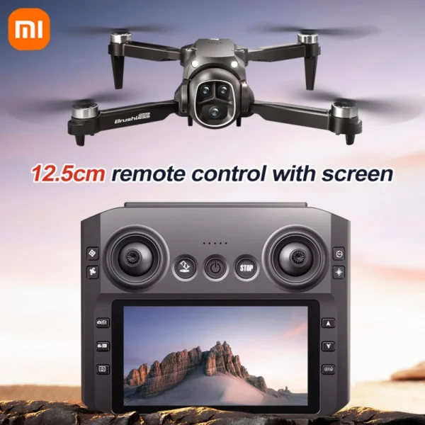 Dron Xiaomi M7 8K Aerial HD z podwójną kamerą, inteligentnym unikaniem przeszkód, bezszczotkowym silnikiem, 5G WIFI, GPS i funkcją powrotu. - AliExpress - obrazek 4