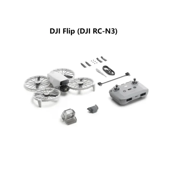 Dron DJI Flip Camera (RC-N3) 4K Lekki 3-osiowy Stabilizator Transportowy 13km Transmisja Wideo Start z Dłoni Automatyczny Powrót C0 - AliExpress - obrazek 6
