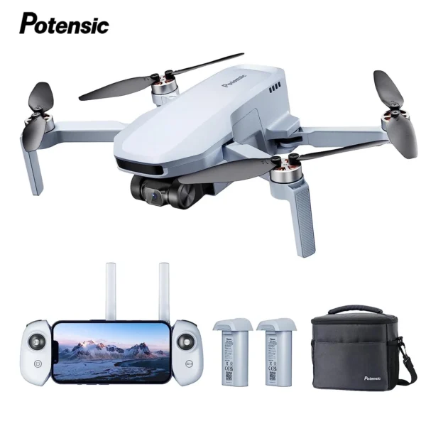 Potensic C0 Jednoosiowy gimbal 4K GPS Drony Profesjonalne poniżej 249g Max 4-KM dla dorosłych i początkujących ATOM SE - AliExpress