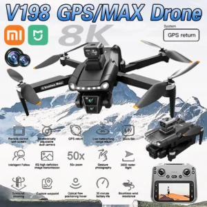 Xiaomi Mijia V198 MAX GPS Dron 8K Profesjonalna Kamera HD Bezszczotkowy Laserowy System Unikania Przeszkód Składany Quadcopter Aerial Optical - AliExpress
