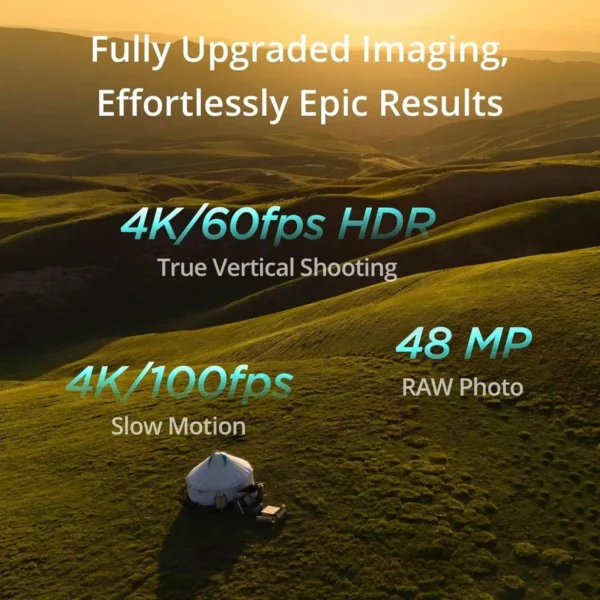 DJI Mini 4 Pro Mini Drone z kamerą wideo 4K HDR 34 min lotu 20 km Maksymalny zasięg transmisji wideo Nowy Oryginalny - AliExpress - obrazek 4