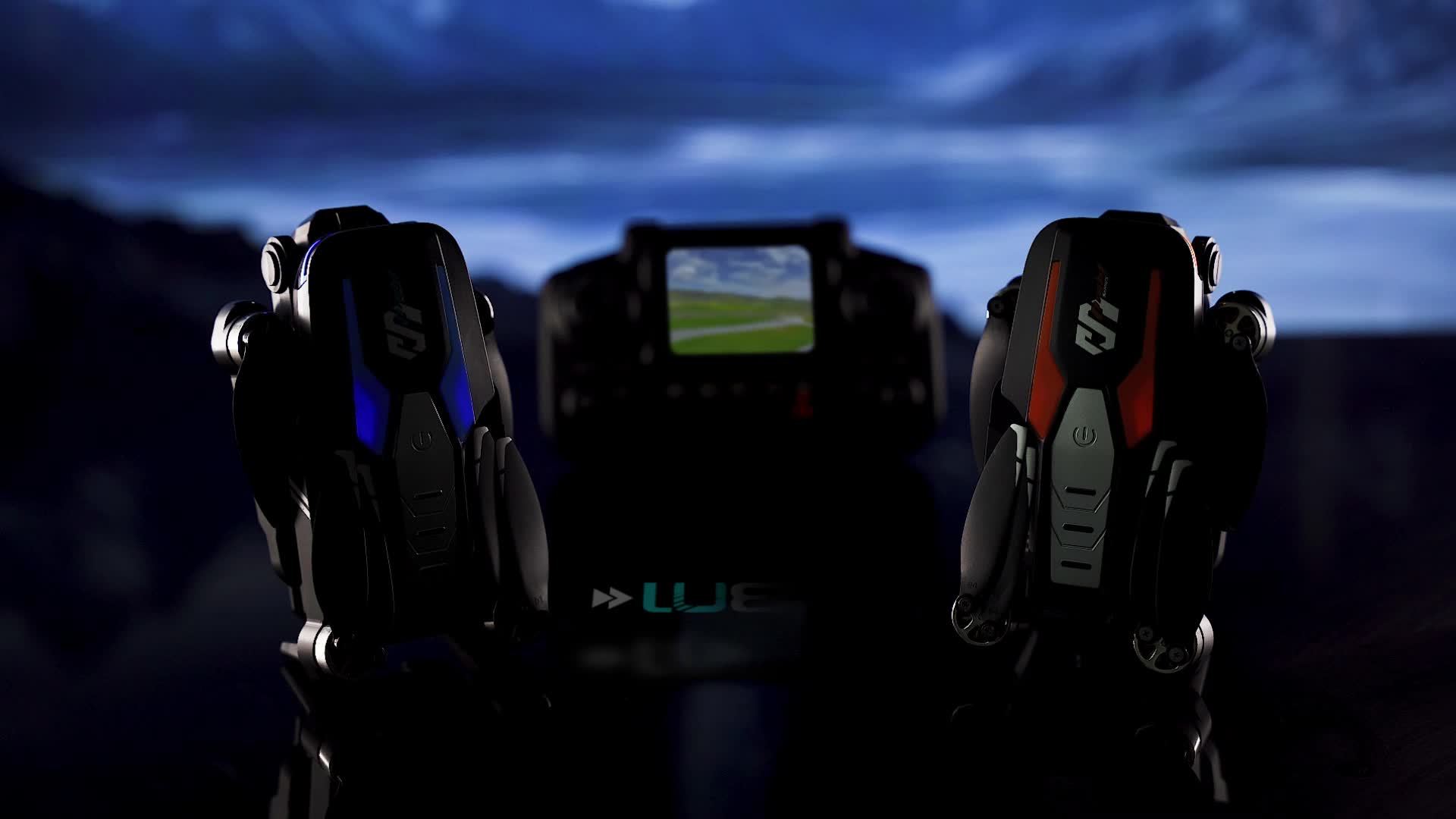 LU80 Dron z Podwójną Kamerą i Jednym Akumulatorem, Pilot z Ekranem, Płynne Widzenie, Elektrycznie Regulowany Obiektyw, Pozycjonowanie Optyczne, Inteligentny Hovering, Unikanie Przeszkód, Czterokierunkowa Detekcja, Idealny do Eksploracji na Zewnątrz, Turystyki, Rozrywki – Helikopter Sterowany Pilotowo, Aerial Photography Drone, Doskonały Prezent na Święta Bożego Narodzenia, Halloween lub Urodziny, Mini Dron,Drony Długiego Zasięgu Profesjonalne Wysokiej Jakości, - obrazek 13