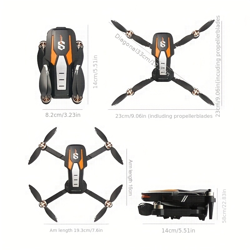 LU80 Dron z Podwójną Kamerą i Jednym Akumulatorem, Pilot z Ekranem, Płynne Widzenie, Elektrycznie Regulowany Obiektyw, Pozycjonowanie Optyczne, Inteligentny Hovering, Unikanie Przeszkód, Czterokierunkowa Detekcja, Idealny do Eksploracji na Zewnątrz, Turystyki, Rozrywki – Helikopter Sterowany Pilotowo, Aerial Photography Drone, Doskonały Prezent na Święta Bożego Narodzenia, Halloween lub Urodziny, Mini Dron,Drony Długiego Zasięgu Profesjonalne Wysokiej Jakości, - obrazek 2