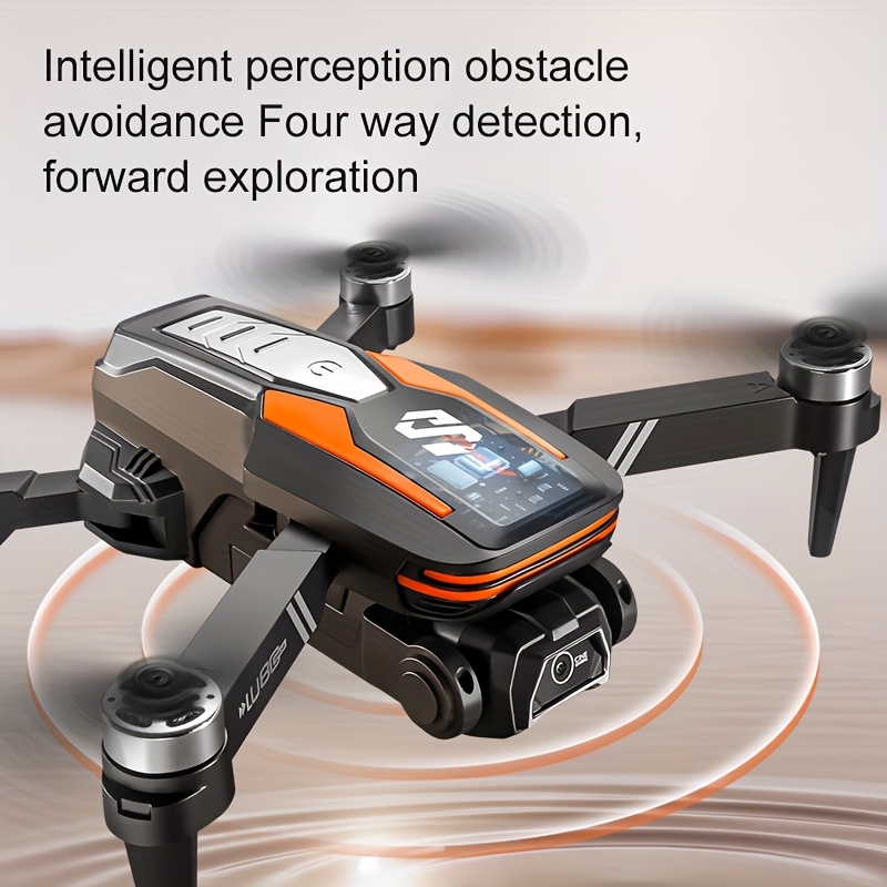 LU80 Dron z Podwójną Kamerą i Jednym Akumulatorem, Pilot z Ekranem, Płynne Widzenie, Elektrycznie Regulowany Obiektyw, Pozycjonowanie Optyczne, Inteligentny Hovering, Unikanie Przeszkód, Czterokierunkowa Detekcja, Idealny do Eksploracji na Zewnątrz, Turystyki, Rozrywki – Helikopter Sterowany Pilotowo, Aerial Photography Drone, Doskonały Prezent na Święta Bożego Narodzenia, Halloween lub Urodziny, Mini Dron,Drony Długiego Zasięgu Profesjonalne Wysokiej Jakości, - obrazek 9