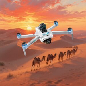 Drone GPS o Długiej Wytrzymałości S159 z Podwójnymi Kamerami, Silnikiem Bezszczotkowym,