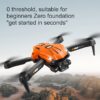 Drone z Podwójną Kamerą D88, Obiektyw Możliwy do Regulacji Ręcznej o 90°, Pozycjonowanie Optyczne, Tryb Utrzymywania Wysokości, Akrobacje Jednym Przyciskiem, Światła LED, Wyposażony w Ładowalną Baterię, Sterowanie Zdalne, Obsługa Jednym Przyciskiem, Idealny dla Początkujących, Składany Kwadrokopter, Przenośny Zestaw do Fotografii Lotniczej, Bardzo Nadaje się na Podróże lub Kemping, Prezent na Wakacje, Prezent Urodzinowy - obrazek 6