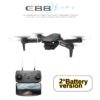 FACEGLE E88 Dron z Podwójnymi Kamerami, Akumulator 500mAh, Pozycjonowanie Optyczne, Start/Lądowanie Jednym Przyciskiem, Maks. Prędkość 4m/s, Wysokość 50m, 480P HD Video, Wi-Fi Sterowanie, Przenośny dla Początkujących do Użytku Wewnętrznego/Zewnętrznego - Idealny na Prezent Świąteczny, Halloween, Dziękczynienie, Nowoczesna Konstrukcja Drona, Wytrzymała Budowa, Mini Dron, Samolot Modelowy - obrazek 3