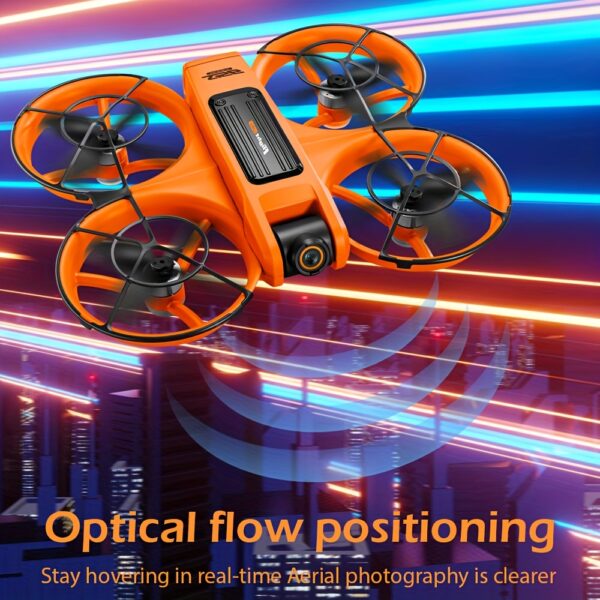 Drone S156 z Silnikiem Bezszczotkowym i 4-Ośnym Systemem Obrazowego, Inteligentne Unikanie Przeszkód o 90°, Kamera HD 480P, Łączenie Ekranu 4.5", Zasięg 500-650mAh, Ładowanie USB, Łatwy w Użyciu dla Początkujących, Do Fotografii Lotniczej i Vlogowania, Wytrzymała Konstrukcja, Nowoczesny Design - obrazek 8