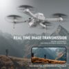 Drone E88 - Wyrusz w nowe doświadczenie, 360° obroty, funkcja WIFI, sterowanie przez aplikację, kompaktowy i elastyczny, łatwy w obsłudze, idealny prezent dla początkujących, nowy sposób na interakcję rodzinę - Tajemniczy Szary - obrazek 7