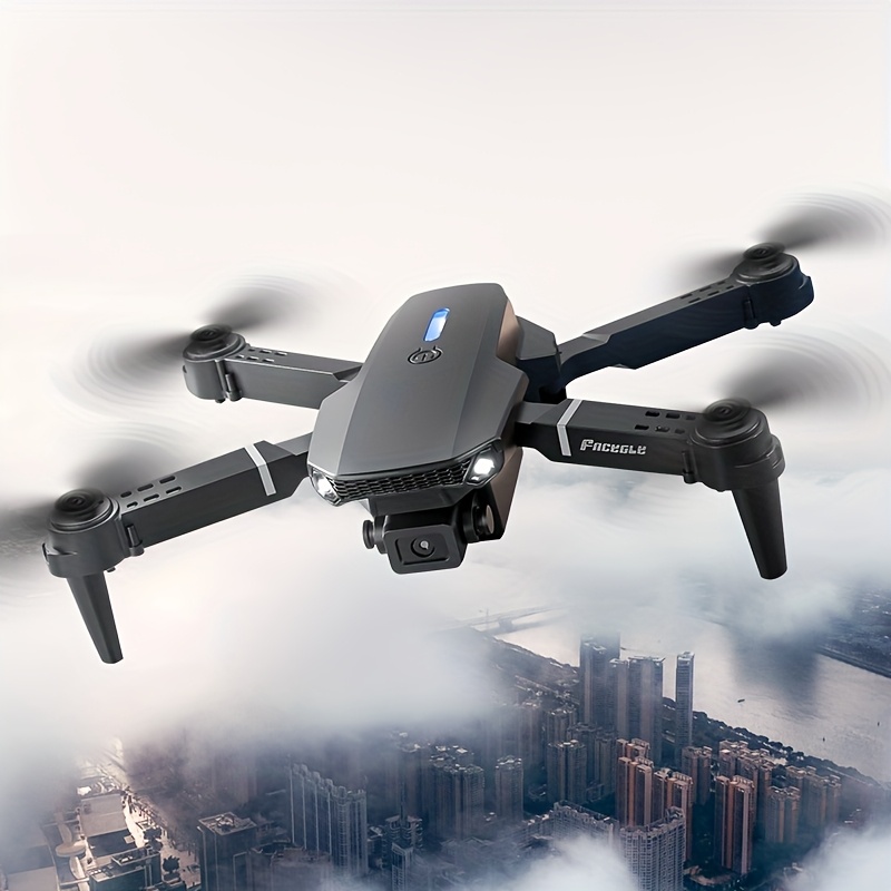 Zabawkowy dron dla młodzieży, pozycjonowanie optyczne E88, podwójne kamery, transmisja obrazu w czasie rzeczywistym, przenośny i łatwy w obsłudze, idealny dla początkujących