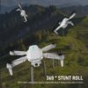 Drone E88 - Wyrusz w nowe doświadczenie, 360° obroty, funkcja WIFI, sterowanie przez aplikację, kompaktowy i elastyczny, łatwy w obsłudze, idealny prezent dla początkujących, nowy sposób na interakcję rodzinę - Tajemniczy Szary - obrazek 8