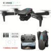 Ulepszony E88 Ultra Drone - WiFi Podwójnie Składany RC Quadcopter z Funkcją Utrzymywania Wysokości, Idealny dla Początkujących i Przygód na Świeżym Powietrzu, Doskonały Prezent na Boże Narodzenie, Halloween i Dzień Dziękczynienia, Fotografia Lotnicza,Przenośny Design,Płynne Sterowanie,Trwała Konstrukcja - obrazek 3