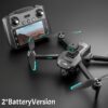 YLRC S159 Dron z Nawigacją GPS, Pozycjonowaniem Optycznym, Podwójną Kamerą, Dużym Ekranem i em, Czasem Lotu 8-10 Minut, Wysokością 120m, Prędkością 9m/s, Zasięgiem Kontroli 120m, Waga Startu 248g, Wideo 720P, Obsługiwany Wi-Fi, Idealny na Prezenty Świąteczne, Prezent dla Miłośników Dronów, Wysokiej Jakości Obrazy, Stabilna Kontrola Lotu, Wytrzymała Konstrukcja, Profesjonalny Dron, Wysokiej Jakości Dron, Mini Dron, Samolot RC - obrazek 3