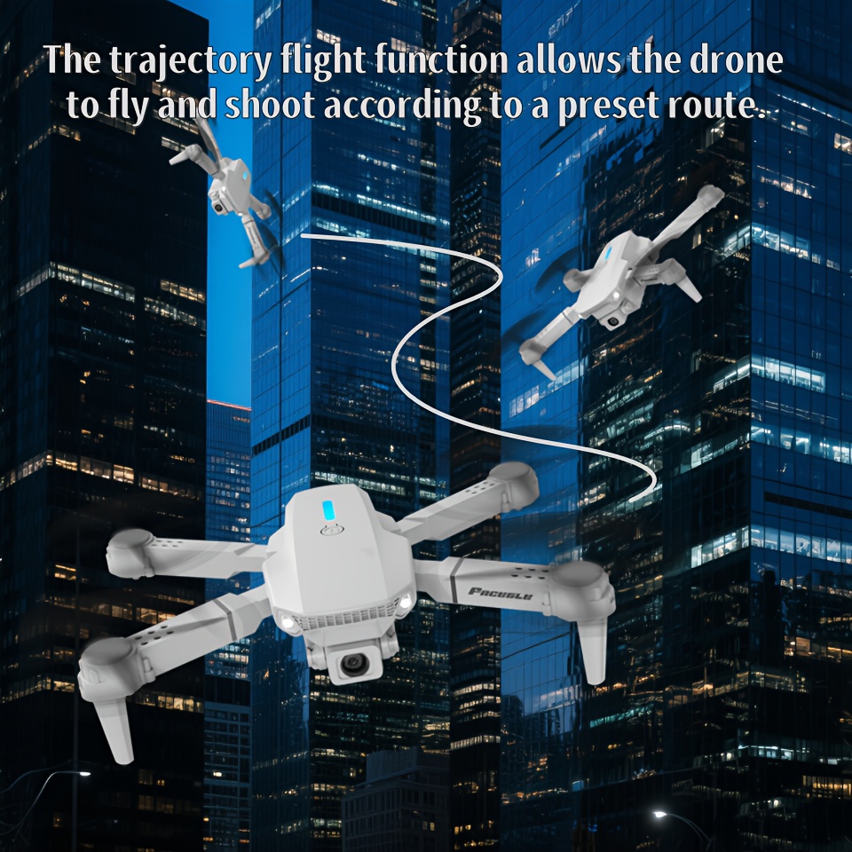 E88 Zabawka dron: Lekka konstrukcja, 360 akrobacji, lotnictwo fotograficzne, start i lądowanie jednym przyciskiem, dwie lustra kamer do dokumentowania pięknych chwil, łatwe loty dla początkujących, zasięg drona - obrazek 7