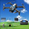 Dron LU80 z przepływem optycznym, pilot zdalnego sterowania z ekranem, podwójna kamera ESC | Silnik bezszczotkowy, pozycjonowanie strumieniem świetlnym | Inteligentne unikanie przeszkód, ćwiczenie akrobacji jednym przyciskiem | Składany quadkopter | Prezent dla początkujących, prezent urodzinowy, mini dron z kamerą, dron ze skrzydłami ochronnymi do latania w pomieszczeniu, rekreacyjny dron, łatwy przenośny kwadrokopter lekkiej konstrukcji - obrazek 5