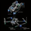 YLRC S159 Dron z Nawigacją GPS, Pozycjonowaniem Optycznym, Podwójną Kamerą, Dużym Ekranem i em, Czasem Lotu 8-10 Minut, Wysokością 120m, Prędkością 9m/s, Zasięgiem Kontroli 120m, Waga Startu 248g, Wideo 720P, Obsługiwany Wi-Fi, Idealny na Prezenty Świąteczne, Prezent dla Miłośników Dronów, Wysokiej Jakości Obrazy, Stabilna Kontrola Lotu, Wytrzymała Konstrukcja, Profesjonalny Dron, Wysokiej Jakości Dron, Mini Dron, Samolot RC - obrazek 2