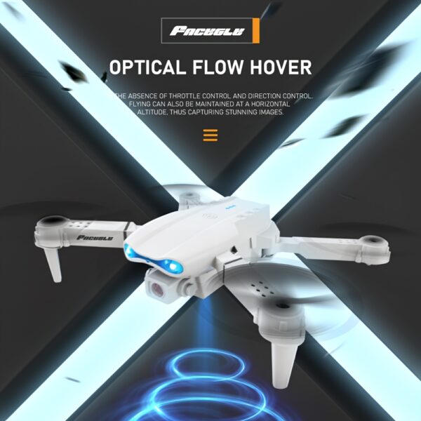 Drone E99 Przenośny i Kieszonkowy, Składany i Latający, Ulubieniec Miłośników Aktywności na Świeżym Powietrzu / Prezent Skarb | z Podwójnymi Aparatami, Nagrywanie w Rozdzielczości 480P, Czas Lotu 5 Minut, Wysokość 50m, Prędkość 4m/s, dla Początkujących, Mini Drone - obrazek 6