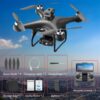 Drone S116 z podwójnym aparatem, silnik bezszczotkowy, optyczne pozycjonowanie przepływu, elektrycznie regulowany kąt obrotu kamery, czterokierunkowe unikanie przeszkód, tryb głowicy bezorientacyjnej, wolnomontażowa prędkość, kadłub z diodami LED, idealny dla początkujących, zdalnie sterowany, obsługa jednym przyciskiem, prezent na święta i urodziny - obrazek 5