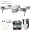 Ulepszony E88 Ultra Drone - WiFi Podwójnie Składany RC Quadcopter z Funkcją Utrzymywania Wysokości, Idealny dla Początkujących i Przygód na Świeżym Powietrzu, Doskonały Prezent na Boże Narodzenie, Halloween i Dzień Dziękczynienia, Fotografia Lotnicza,Przenośny Design,Płynne Sterowanie,Trwała Konstrukcja - obrazek 5