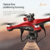 Drone S116 z podwójnym aparatem, silnik bezszczotkowy, optyczne pozycjonowanie przepływu, elektrycznie regulowany kąt obrotu kamery, czterokierunkowe unikanie przeszkód, tryb głowicy bezorientacyjnej, wolnomontażowa prędkość, kadłub z diodami LED, idealny dla początkujących, zdalnie sterowany, obsługa jednym przyciskiem, prezent na święta i urodziny - obrazek 9