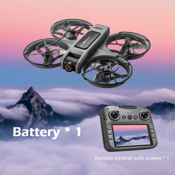 Ulepszony Dron S156 z Silnikiem Bezszczotkowym, Potężny Lot, Pozycjonowanie Optyczne & Ochrona Przed Kolizjami, FPV Quadcopter z Podwójną Kamerą, Tryb Headless, Kontrola Prędkości, LED Nocne Światła, Długi Czas Lotu – Idealny dla Początkujących, Fotografia Aerialna, Wyścigi, Kemping, Prezenty na Urodziny/Swięta – Kompatybilny z Pilotem z Dużym Ekranem, Sprzęt Campingowy, Elegancki Design, Zaawansowana Technologia, dla Miłośników Tech - obrazek 5