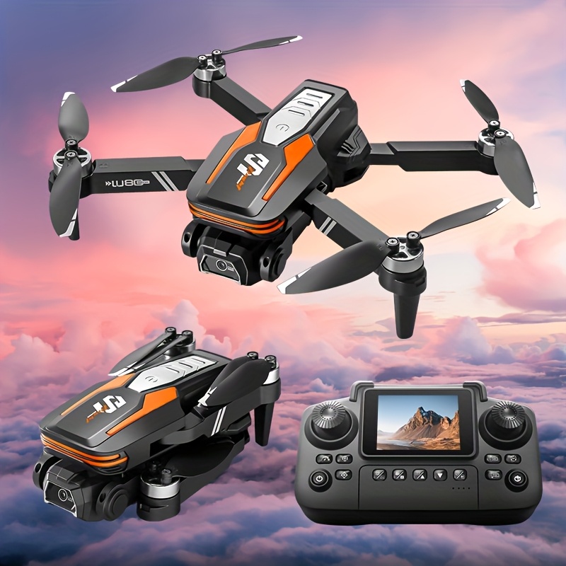 LU80 Dron z Podwójną Kamerą i Jednym Akumulatorem, Pilot z Ekranem, Płynne Widzenie, Elektrycznie Regulowany Obiektyw, Pozycjonowanie Optyczne, Inteligentny Hovering, Unikanie Przeszkód, Czterokierunkowa Detekcja, Idealny do Eksploracji na Zewnątrz, Turystyki, Rozrywki – Helikopter Sterowany Pilotowo, Aerial Photography Drone, Doskonały Prezent na Święta Bożego Narodzenia, Halloween lub Urodziny, Mini Dron,Drony Długiego Zasięgu Profesjonalne Wysokiej Jakości,