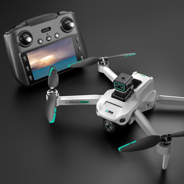 Drone S159 Smart GPS z Podwójnymi Kamerami HD, Optyczny Przepływ, Inteligentne Unikanie Przeszkód, Powrót/Obrot do Punktu Startu Jednym Przyciskiem, Fotografia Lotnicza, Transmisja WIFI w Czasie Rzeczywistym, Tryb Bezorientacyjny, Składany i Przenośny, Dron z Ekranem,Wysokiej Jakości Dron,Dron z pilotem zdalnego sterowania i ekranem,Dron Długodystansowy,Mini Dron,Mini Dron, Latanie Dronem,Kompaktowy Dron,Lekki Dron,Stabilny Lot,Trwała Konstrukcja,Hobbyści Fotografii, - obrazek 6